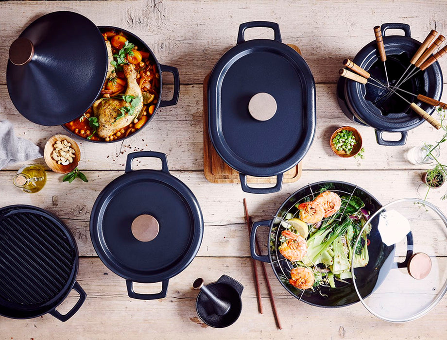 Enjoy all the benefits of cast iron with Nori specialty cookware