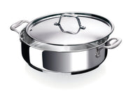 Chef skillet with 2 side handles