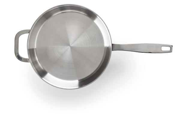 Maestro frying pan with helper handle
