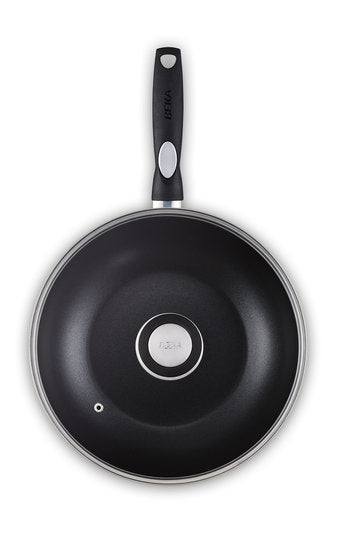 Pro Induc non-stick wok with lid