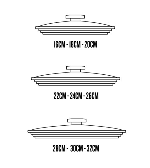 Universal lid 22/24/26 cm