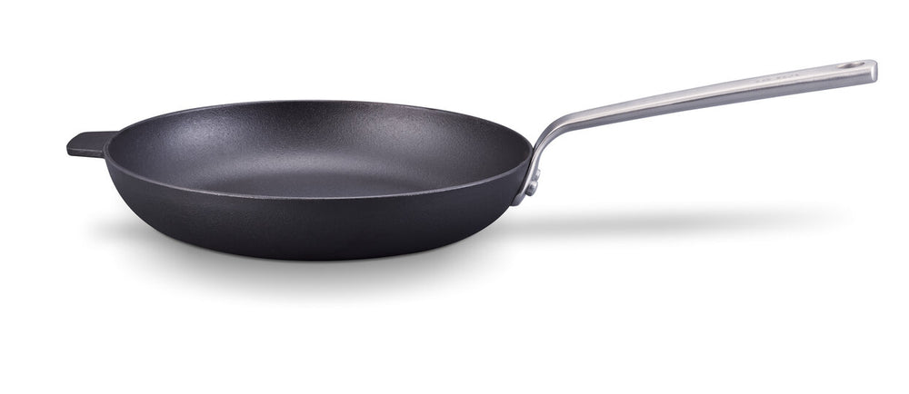 Stark frying pan with helper handle